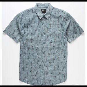 RSQ Sharker Youth Button Down Shirt Size XL